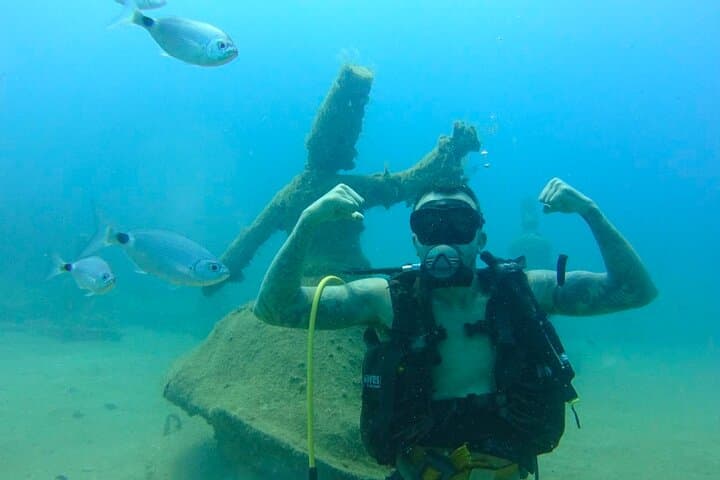 Dive the Side Underwater Museum: Guided Scuba Trip to Ancient Statues photo 5