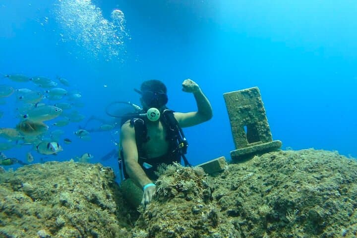 Dive the Side Underwater Museum: Guided Scuba Trip to Ancient Statues photo 6