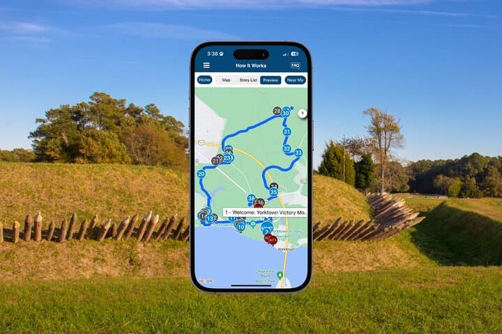 Yorktown Battlefield & Colonial Williamsburg Self-Guided Audio Bundle — Historic Driving and Walking Tours photo 3