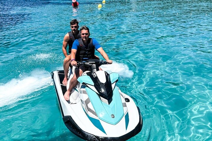 Jet Ski to Cala Salada: Guided 30-Min Adventure from San Antonio, Ibiza photo 4