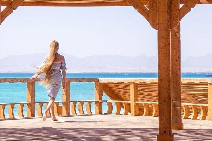 Orange Bay VIP Boat Trip & Parasailing from Hurghada — Red Sea Snorkel & Beach Day photo 1
