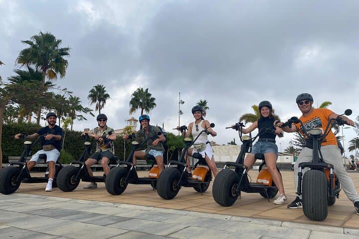Explore Maspalomas by Two-Seater E-Scooter: Playa del Inglés to Meloneras
