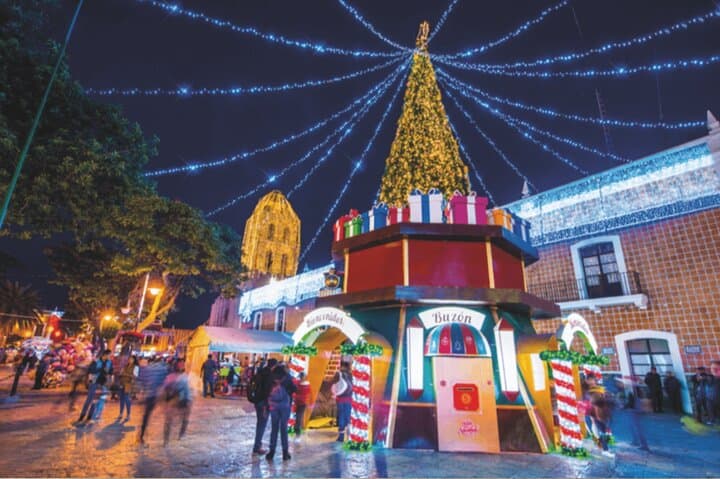 Atlixco Illuminated Villa Night Tour: Lights, History & Popocatépetl Views