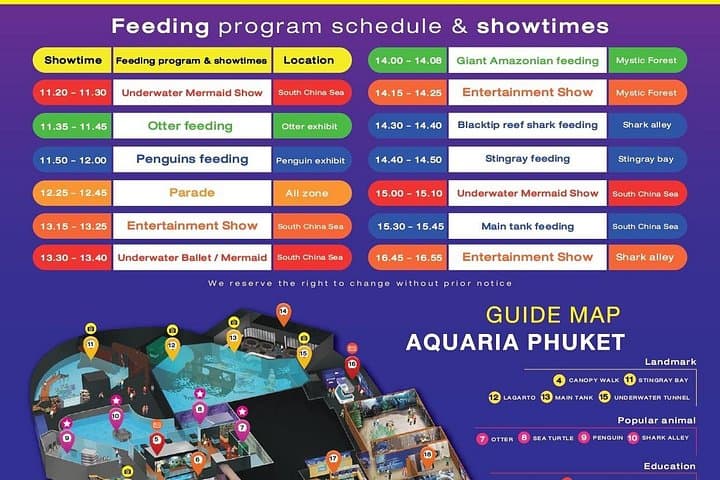 Aquaria Phuket and AR Trick Eye Museum Combo Tickets: Underwater Encounters and 4D Illusions photo 2