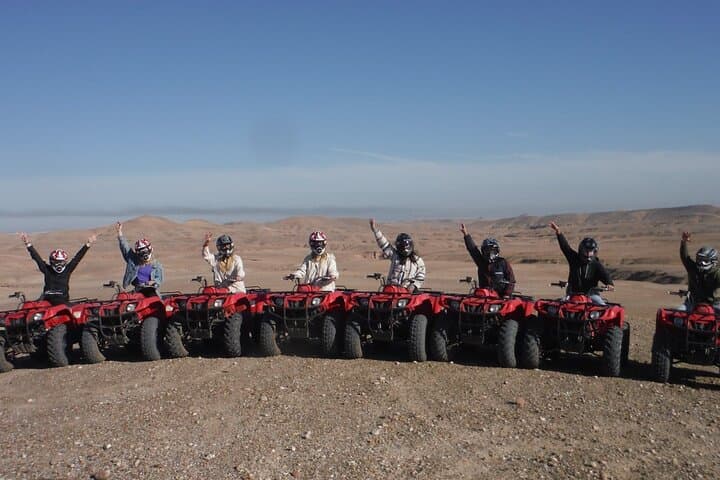 Agafay Desert Full-Day Quad Biking and Camel Ride with Berber Lunch