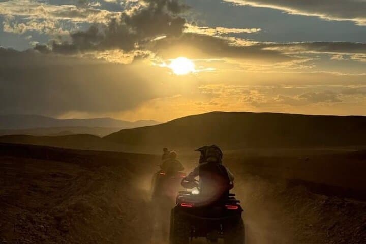 Agafay Desert Quad & Camel Sunset with Berber Dinner and Fire Show from Marrakech