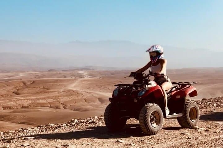 Agafay Desert Quad Ride — 1–2 Hour ATV Adventure with Traditional Tea from Marrakech
