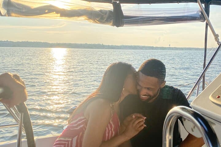Private Sunset Cruise on Chesapeake Bay: Snacks, Sparkling Cider & Dolphin Watch