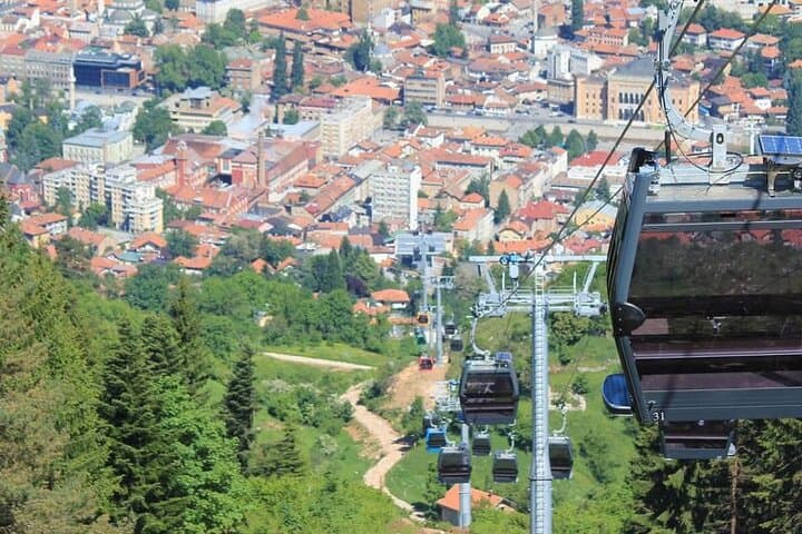 Sarajevo Adventure Lux Day: Cable Car, Zip-Line, Old Town & Spa