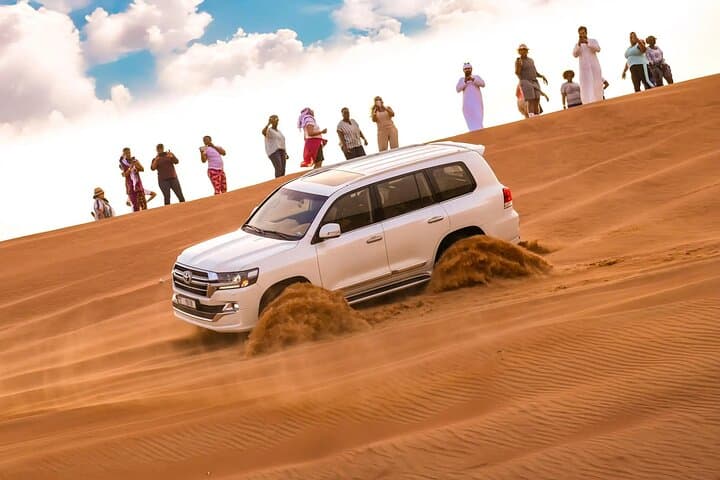Dubai Desert Safari: Dune Bashing, Sunset BBQ Camp & Optional Quad Biking