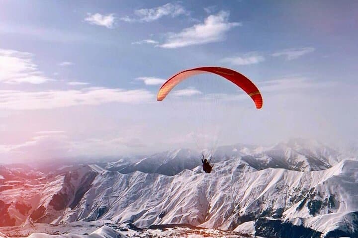 Tandem Paragliding in Gudauri: Fly Over the Caucasus with a Certified Pilot photo 6