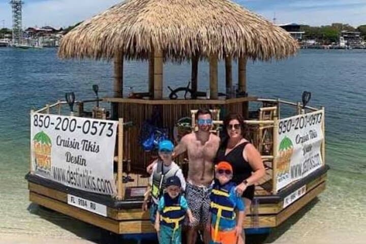 Destin Tiki Boat to Crab Island: 3-Hour Beach & Harbor Cruise photo 3