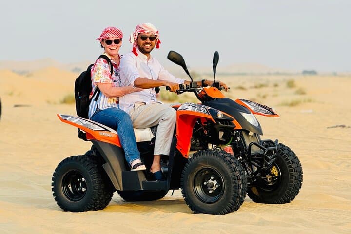 Abu Dhabi Desert Safari: Quad Biking, Dune Bashing & Evening Desert Camp photo 2