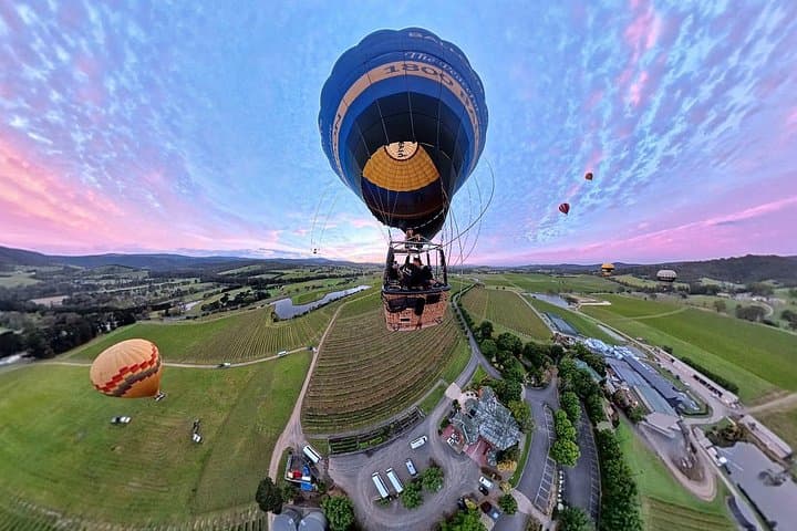 Sunrise Hot-Air Balloon Over Yarra Valley with Breakfast at Rochford photo 2