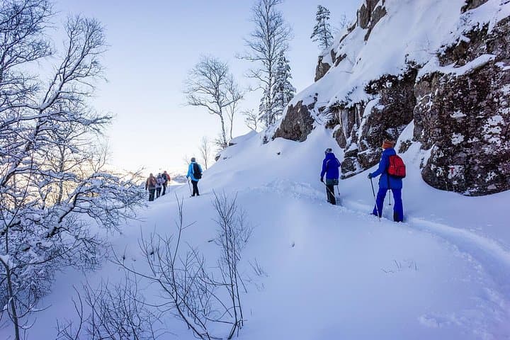 Preikestolen Winter Hike: Guided Snow Ascent to Pulpit Rock with Hot Meal photo 4