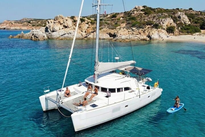Catamaran Day Sail from La Caletta to Berchida and Capo Comino — Sardinia Coast Experience