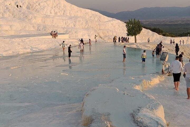 Pamukkale Travertines & Hierapolis Day Trip from Antalya — Walk the White Terraces photo 3