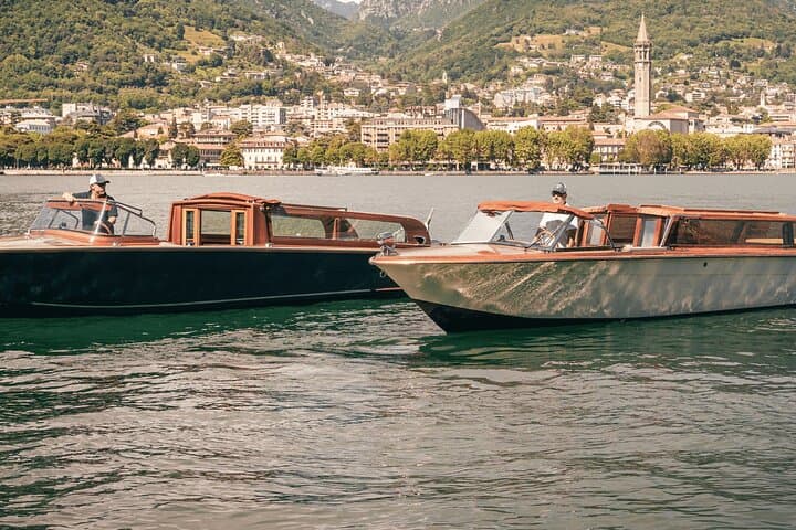 Lake Como shared boat tour from Malgrate with Prosecco