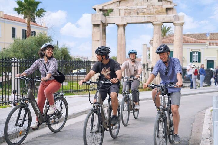 Spin Through Athens: Small-Group Bike Tour with Optional Acropolis Stop