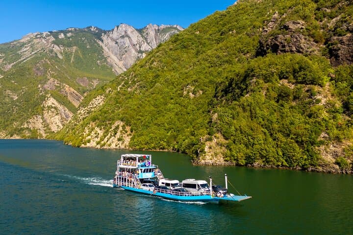 Koman Lake & Shala River Day Tour from Shkodra: Scenic Boat Cruise and Riverside Lunch