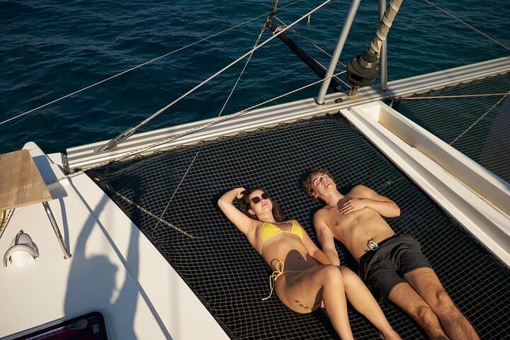 Chania Afternoon Catamaran Cruise: Sunset Dinner, Drinks & Swimming photo 3