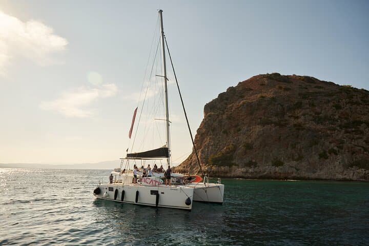 Chania Afternoon Catamaran Cruise: Sunset Dinner, Drinks & Swimming photo 4