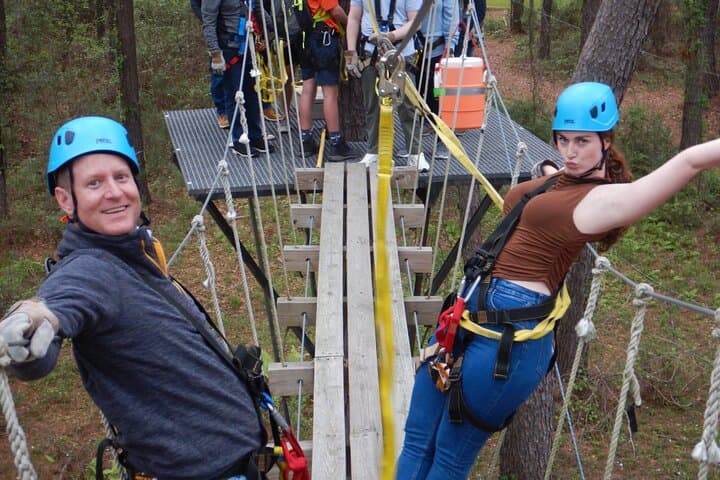 Charleston Zipline Canopy Tour: 7‑Line Forest Canopy with 65‑ft Climbing Wall photo 2
