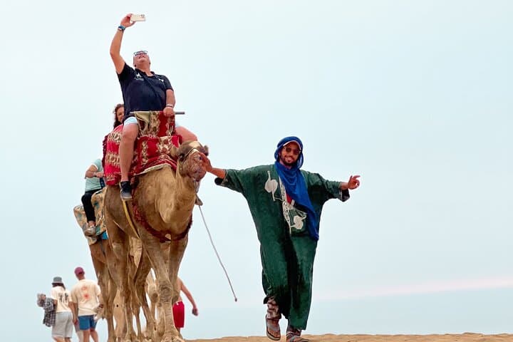 Peaceful Camel Ride Through the Timlalin Dunes Near Agadir photo 3