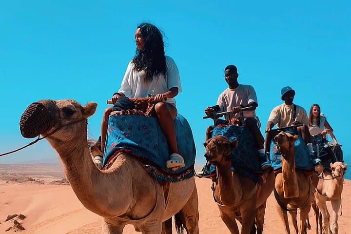 Peaceful Camel Ride Through the Timlalin Dunes Near Agadir photo 5