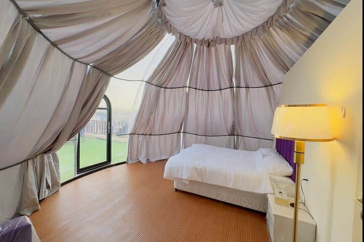 Overnight Dubai Desert Safari — Luxury Air-Conditioned Cabana Under the Stars