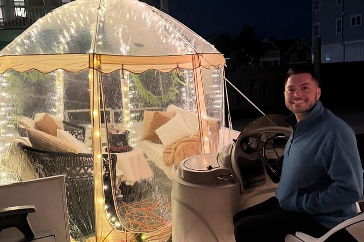 Private Floating Igloo on Wildwood Back Bays — Heated Dome Cruise