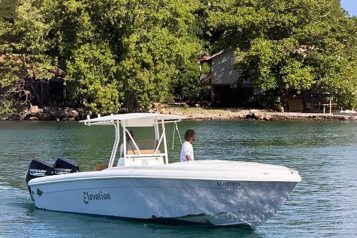 Private Speedboat to the Pitons: Custom St. Lucia Boat Charter photo 2