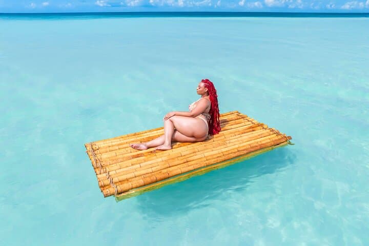 Aruba Bamboo Raft Photoshoot: Drone Video, Free Cocktails & 40+ Edits photo 2