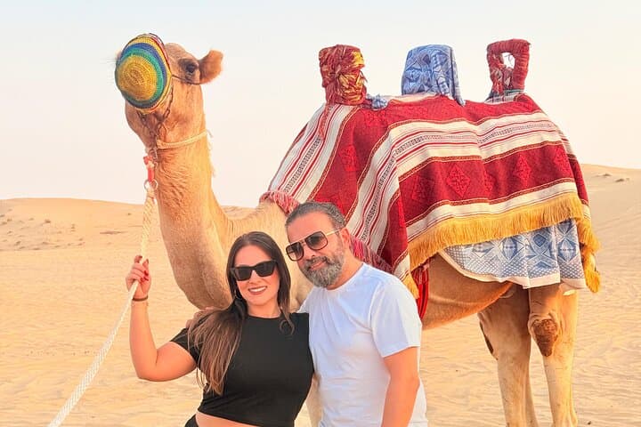 Abu Dhabi Desert Safari: Dune Bashing, Camel Ride & Desert Camp BBQ
