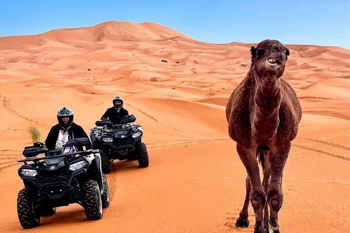 Merzouga Desert ATV Quads: Erg Chebbi Dune Ride & Overnight Berber Camp