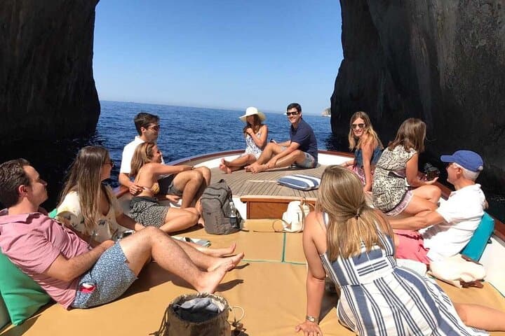 Capri Deluxe Day Tour from Positano & Amalfi: Blue Grotto, Faraglioni & Mt Solaro photo 1