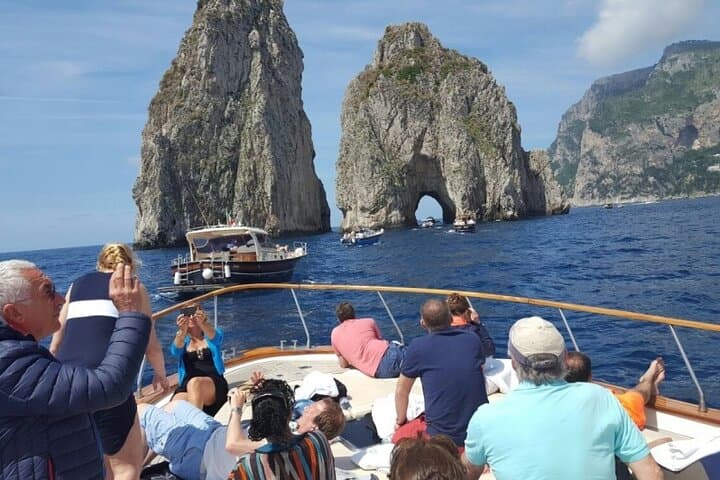 Capri Deluxe Day Tour from Positano & Amalfi: Blue Grotto, Faraglioni & Mt Solaro photo 2