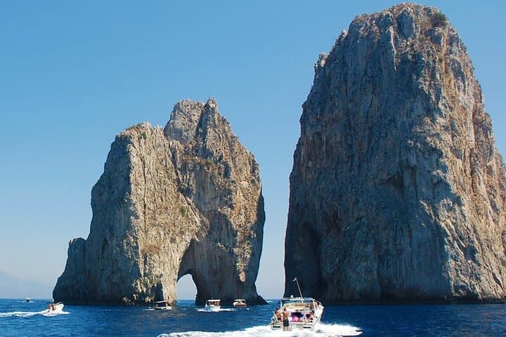 Capri Deluxe Day Tour from Positano & Amalfi: Blue Grotto, Faraglioni & Mt Solaro photo 3