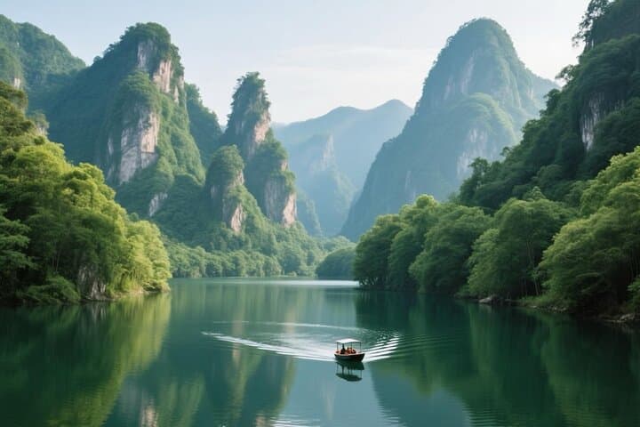 Baofeng Lake: Mirror Waters and Tujia Culture in Zhangjiajie