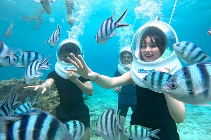Onna Village Sea Walk Okinawa — Walk the Ocean Floor Among Tropical Fish