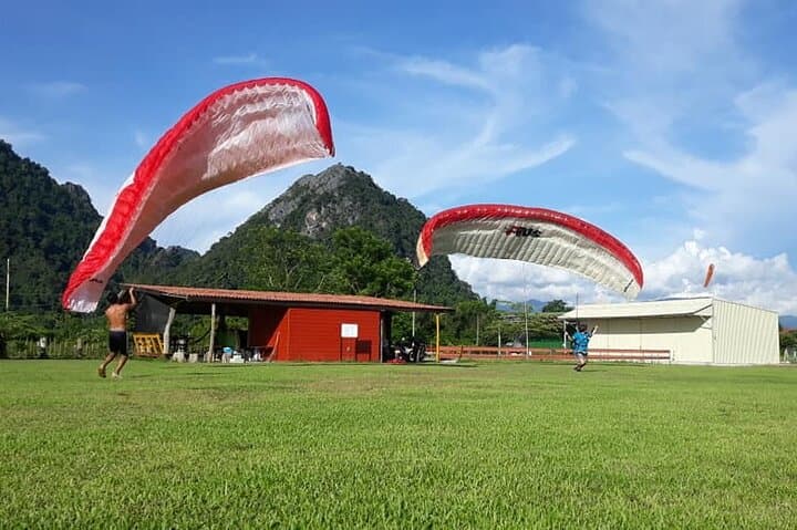 Paramotor Flight Over Vang Vieng — Sunrise & Sunset Paragliding Experience photo 6