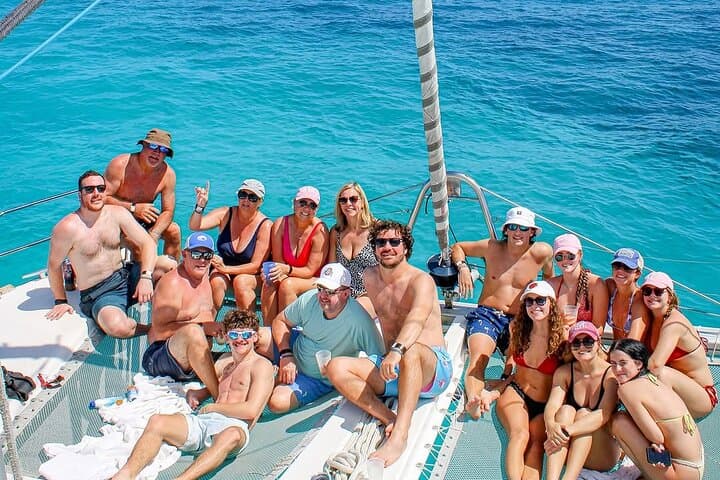 Isla Mujeres Catamaran Cruise: Snorkel, Open Bar & Ice Bar Day Trip photo 6