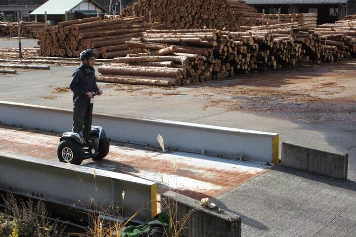 Glide the Timber Yard: Self-Balancing Mobility Ride at Awakura, Okayama photo 3