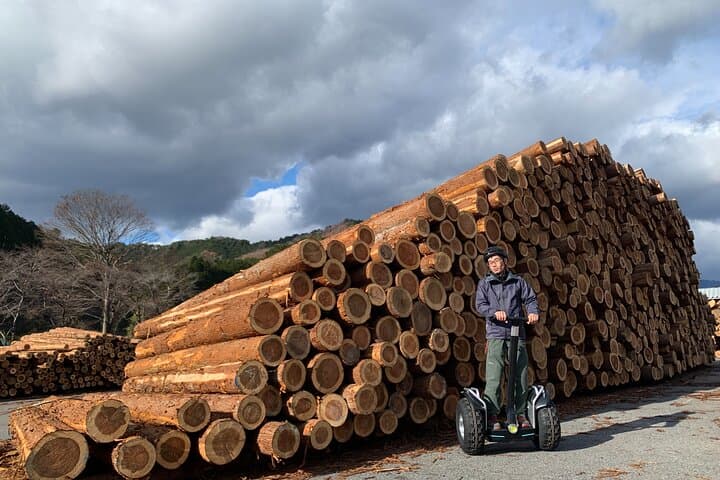 Glide the Timber Yard: Self-Balancing Mobility Ride at Awakura, Okayama photo 4