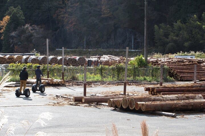 Glide the Timber Yard: Self-Balancing Mobility Ride at Awakura, Okayama photo 2