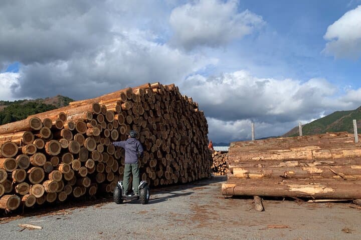 Glide the Timber Yard: Self-Balancing Mobility Ride at Awakura, Okayama photo 5
