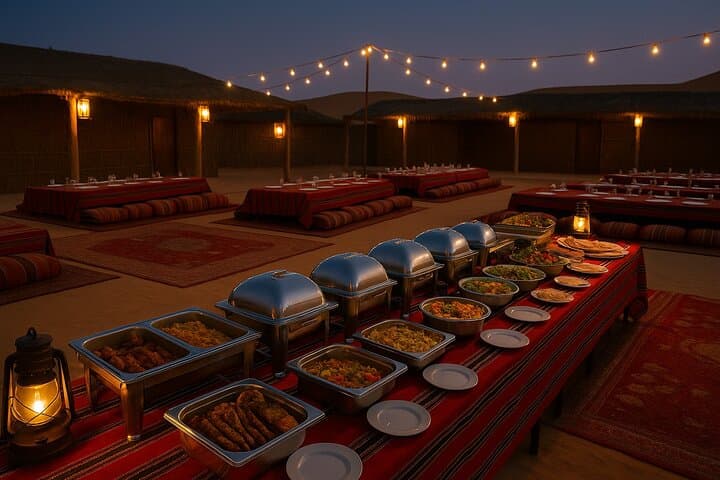 Dubai Red Dunes Evening Safari: BBQ Dinner, Dune Bashing & Live Shows photo 4