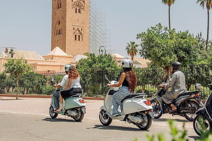 Marrakech Vespa Tours: Sunset, Medina & Historic Monuments by Scooter