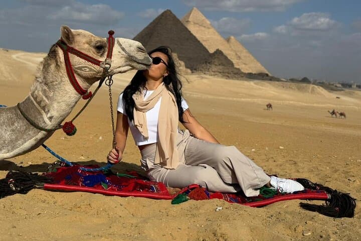 Private Camel or Horseback Ride Around Giza Pyramids — Sunrise, Sunset or Any Time
