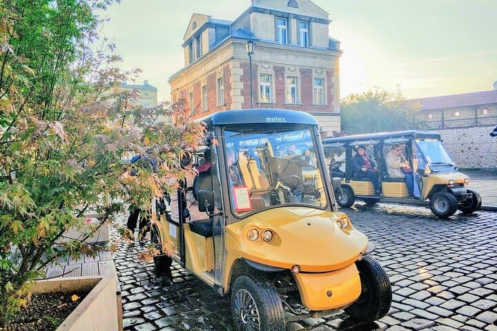 Krakow Jewish Quarter & Ghetto Golf Cart Tour — Kazimierz to Podgórze by Electric Cart